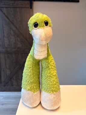 Bestever Funny Feet green Dinosaur plush